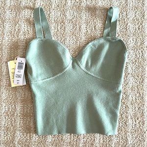 Wilfred Sicily Top - Silent Storm Green